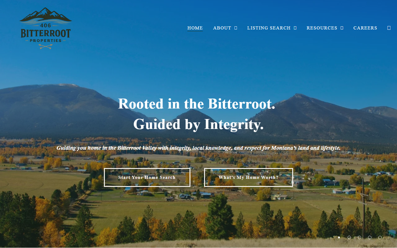 406bitterroot.com screenshot