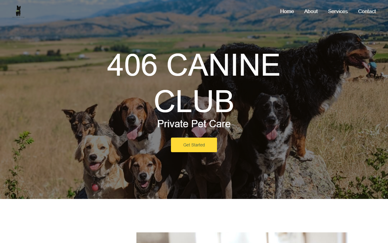 406canineclub.com screenshot