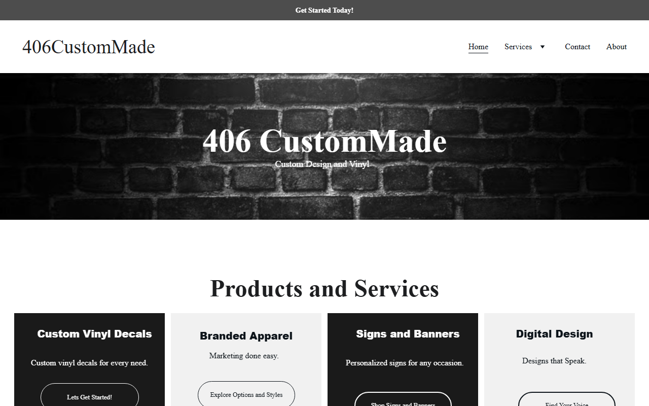 406custommade.com screenshot