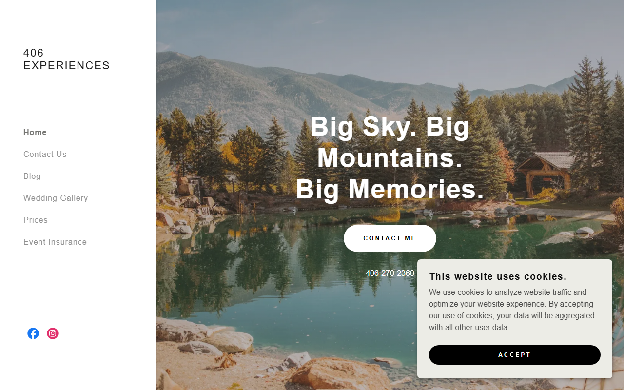 406experiences.com screenshot