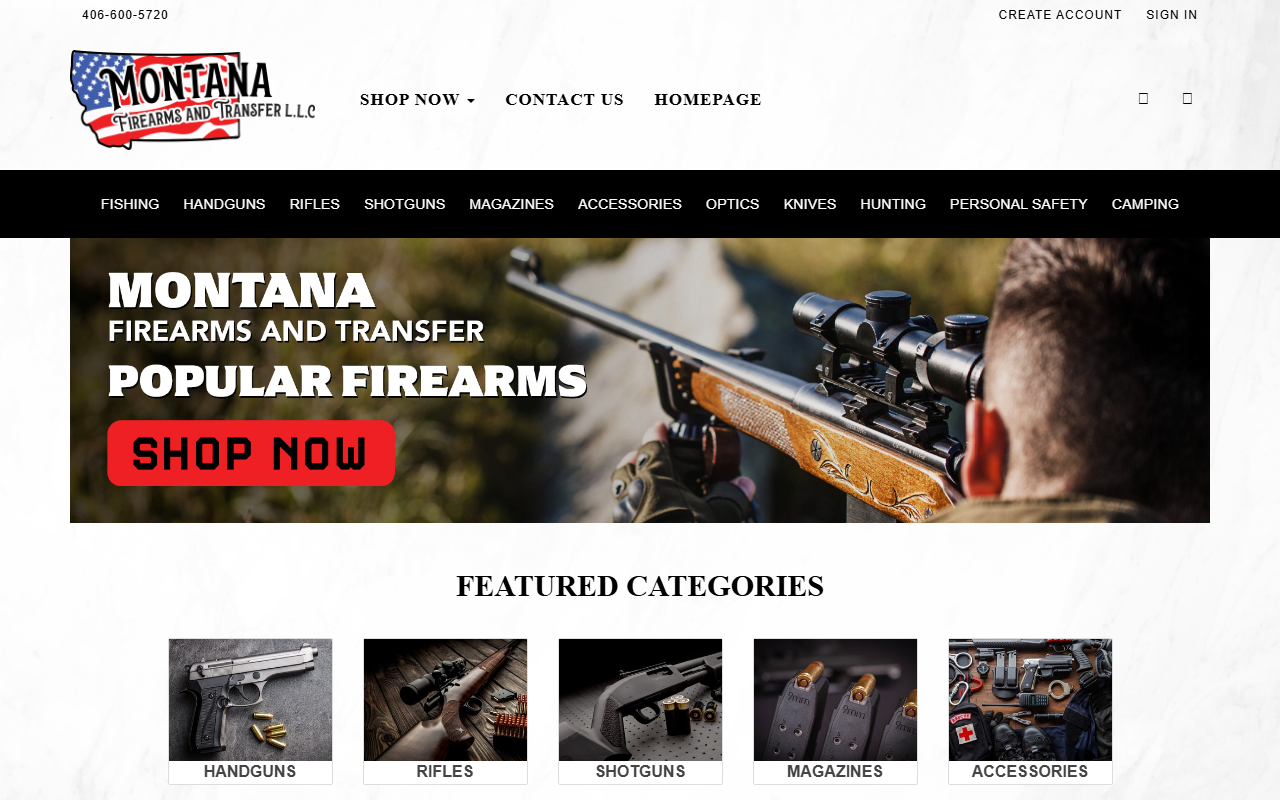 406firearms.com screenshot