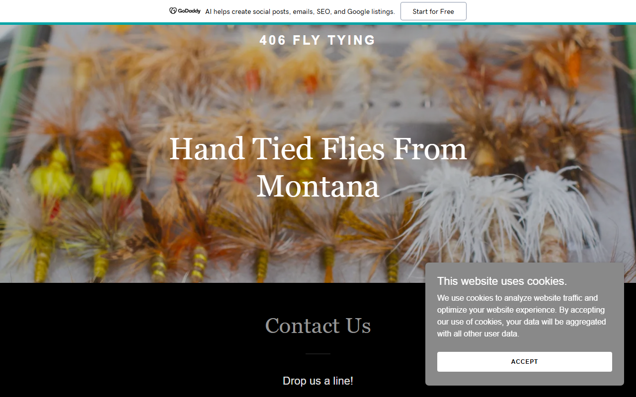 406flytying.com screenshot