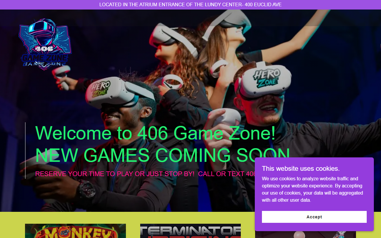 406gamezone.com screenshot