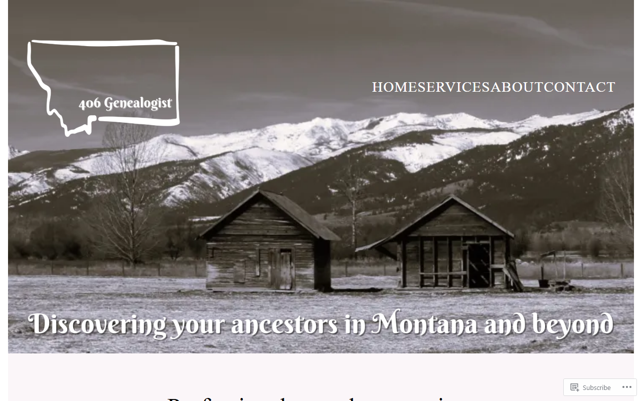 406genealogist.com screenshot
