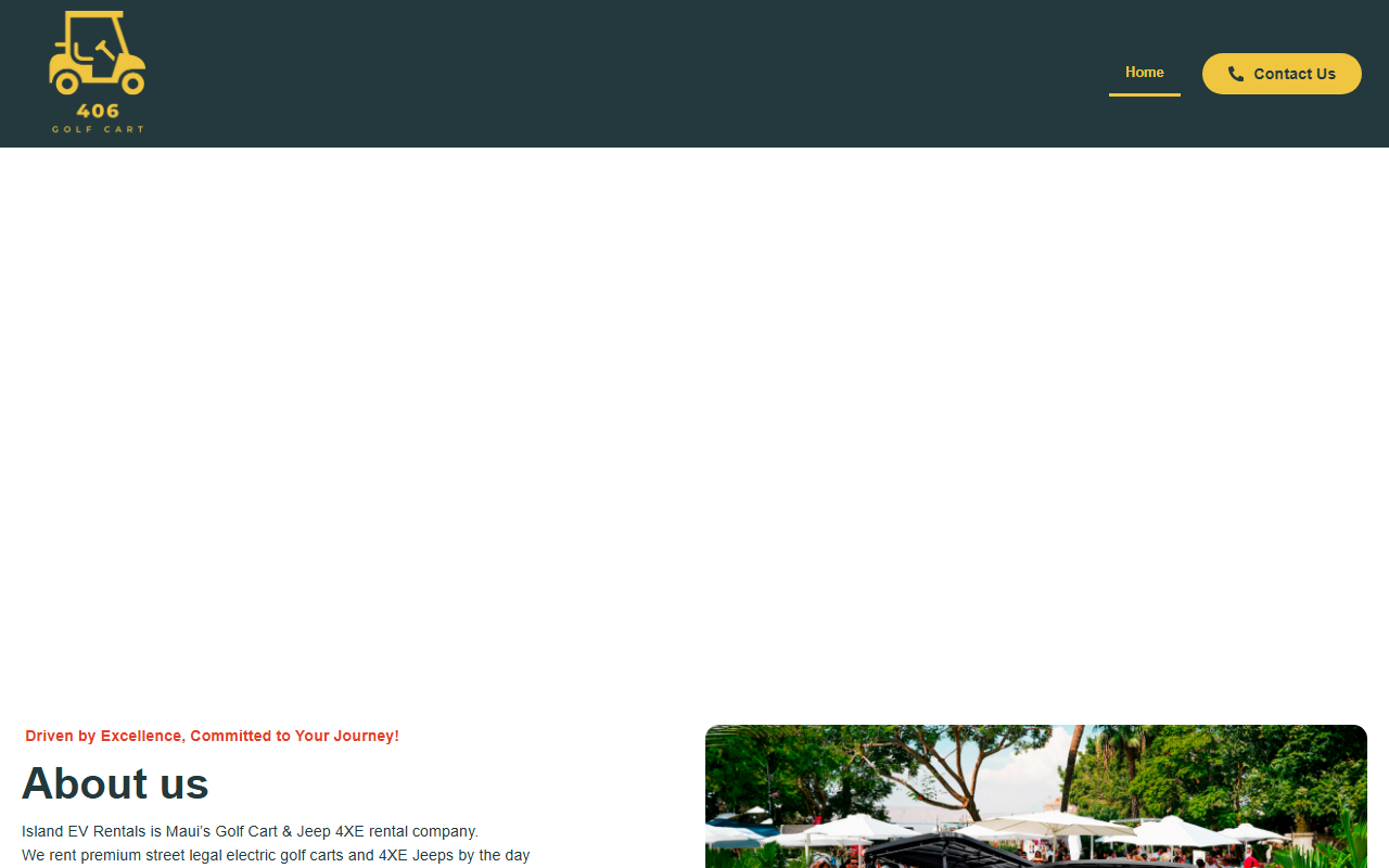 406golfcarts.com screenshot