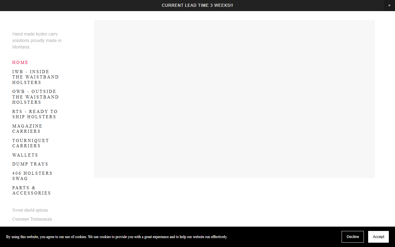 406holsters.com screenshot