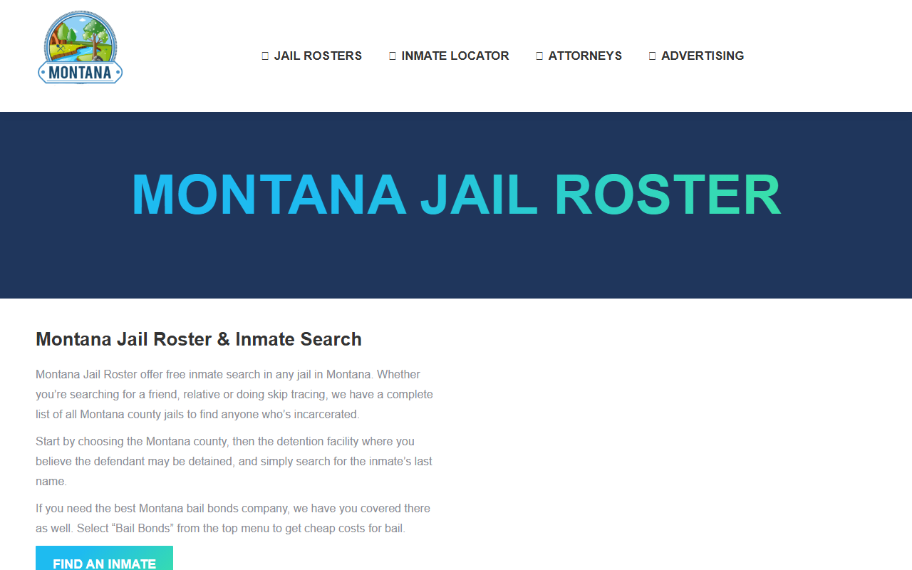 406jailroster.com screenshot