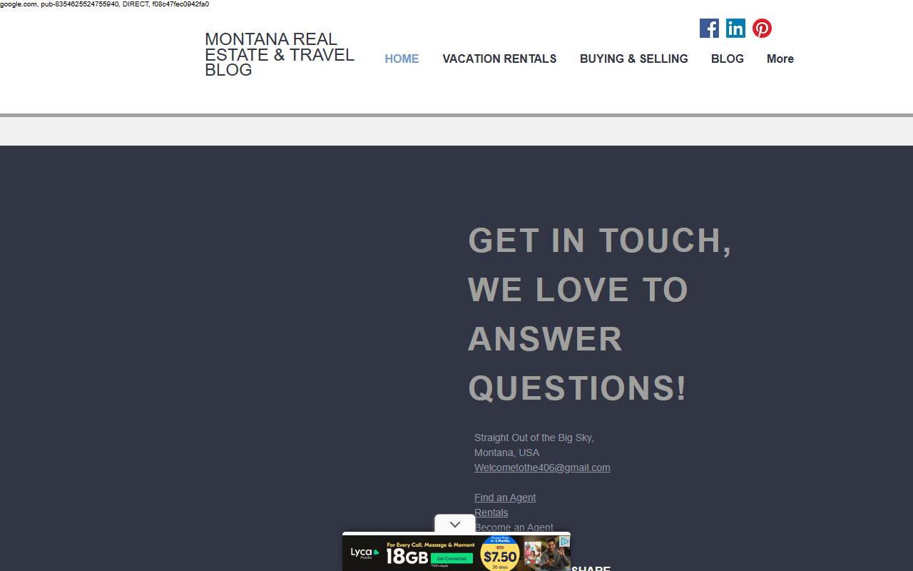 406mtrealestate.com screenshot