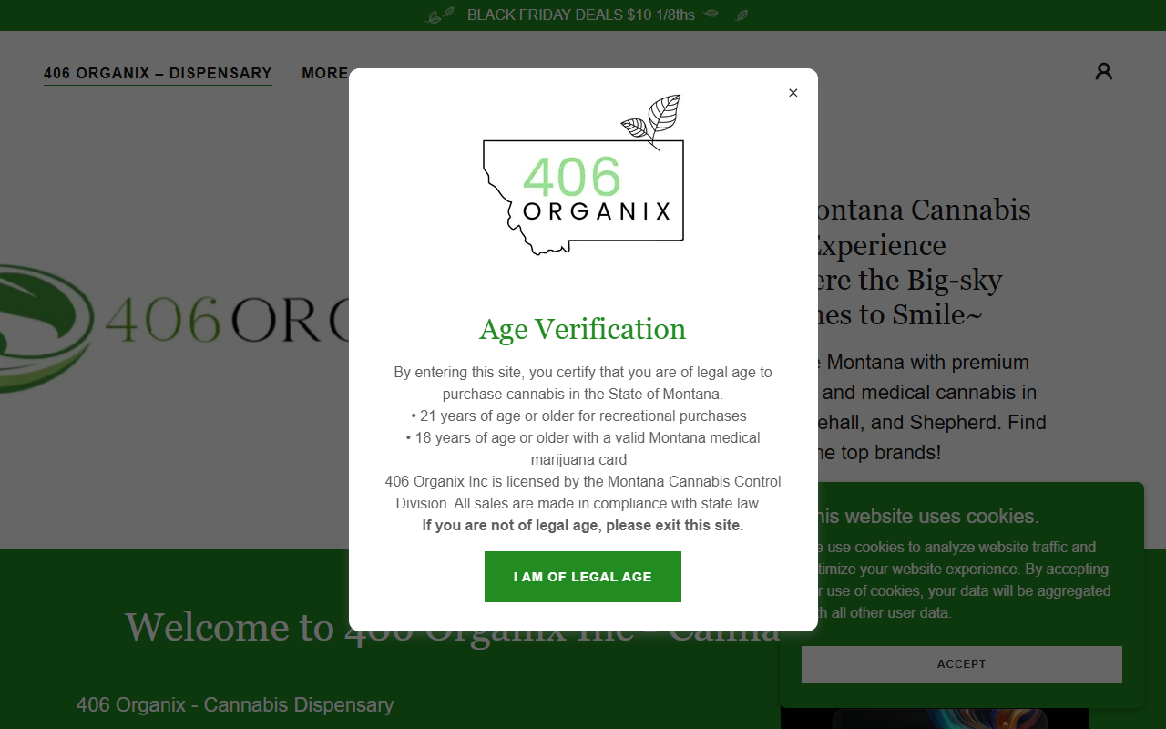 406organix.com screenshot