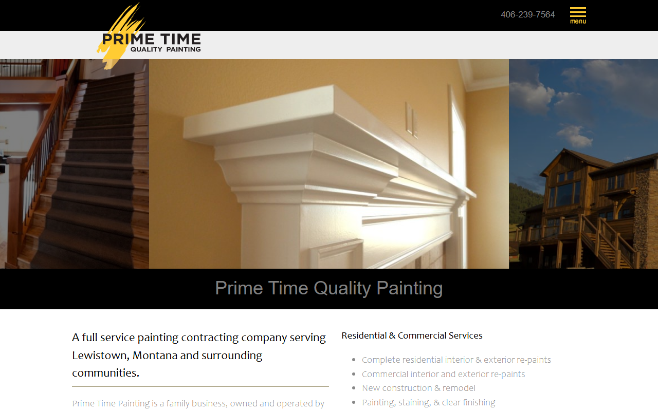 406painting.com screenshot