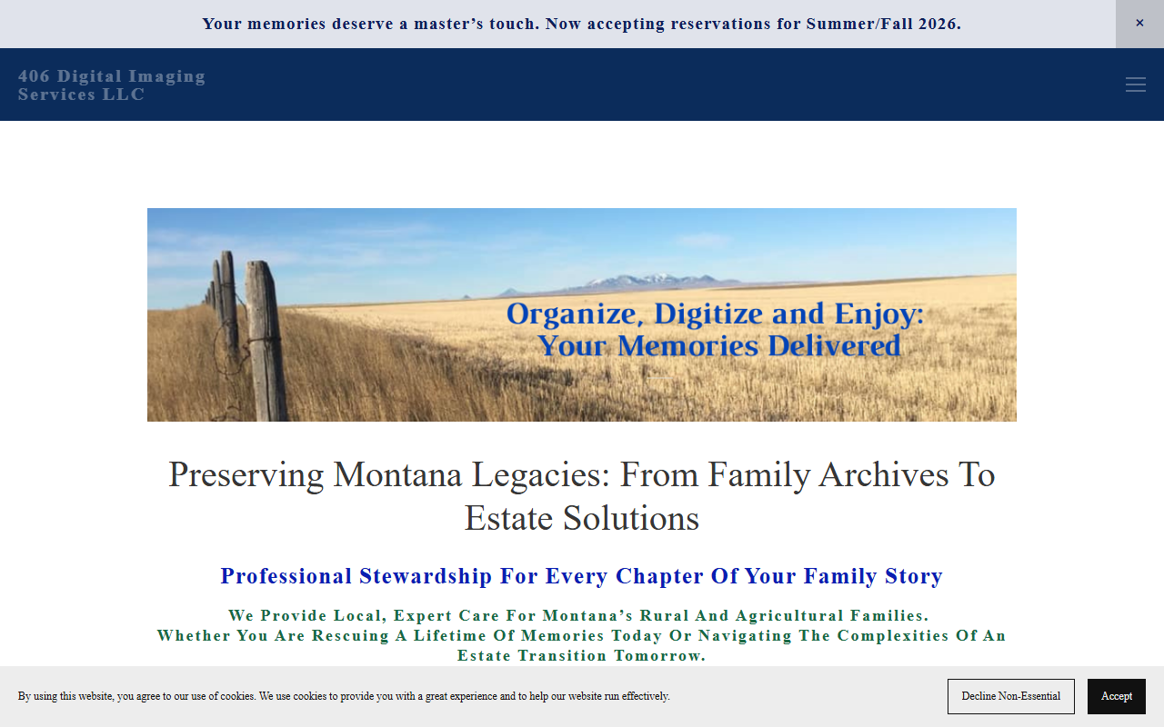 406photolegacies.com screenshot