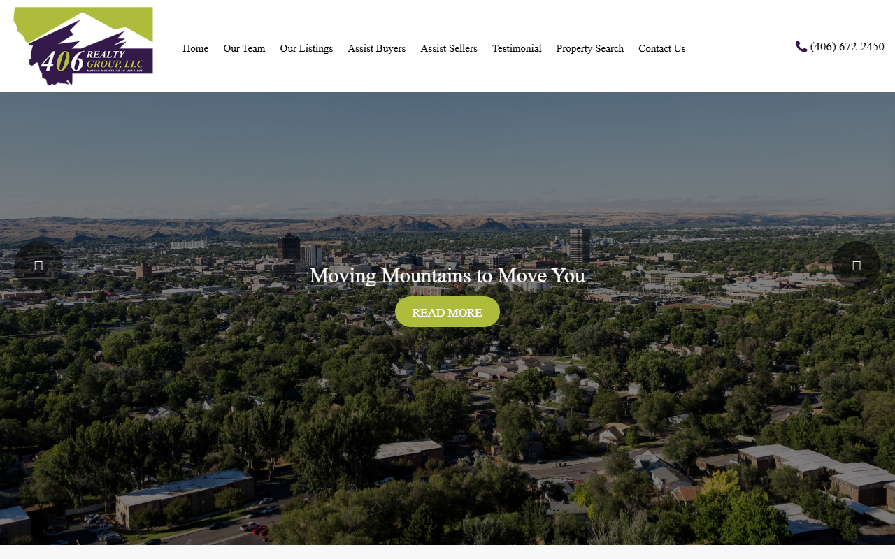 406realtygroup.com screenshot