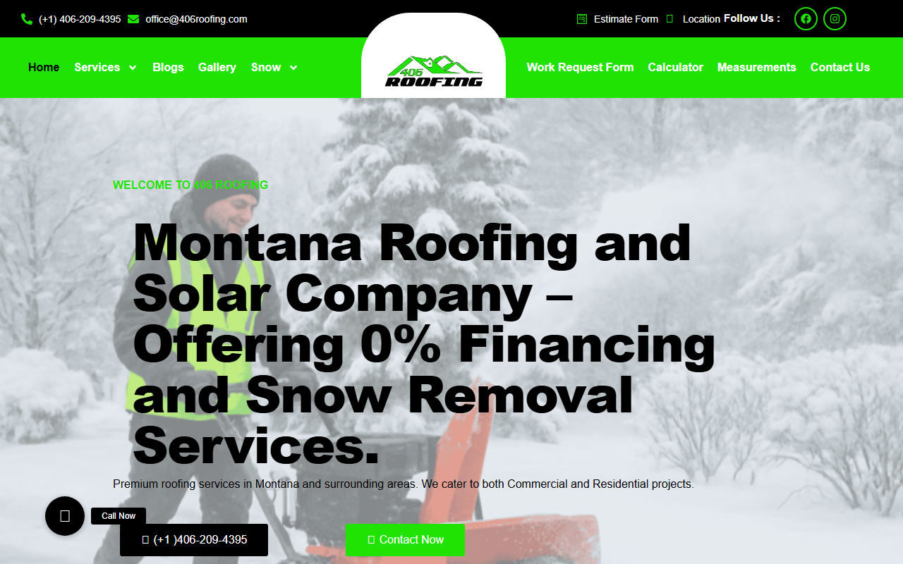 406roofing.com screenshot