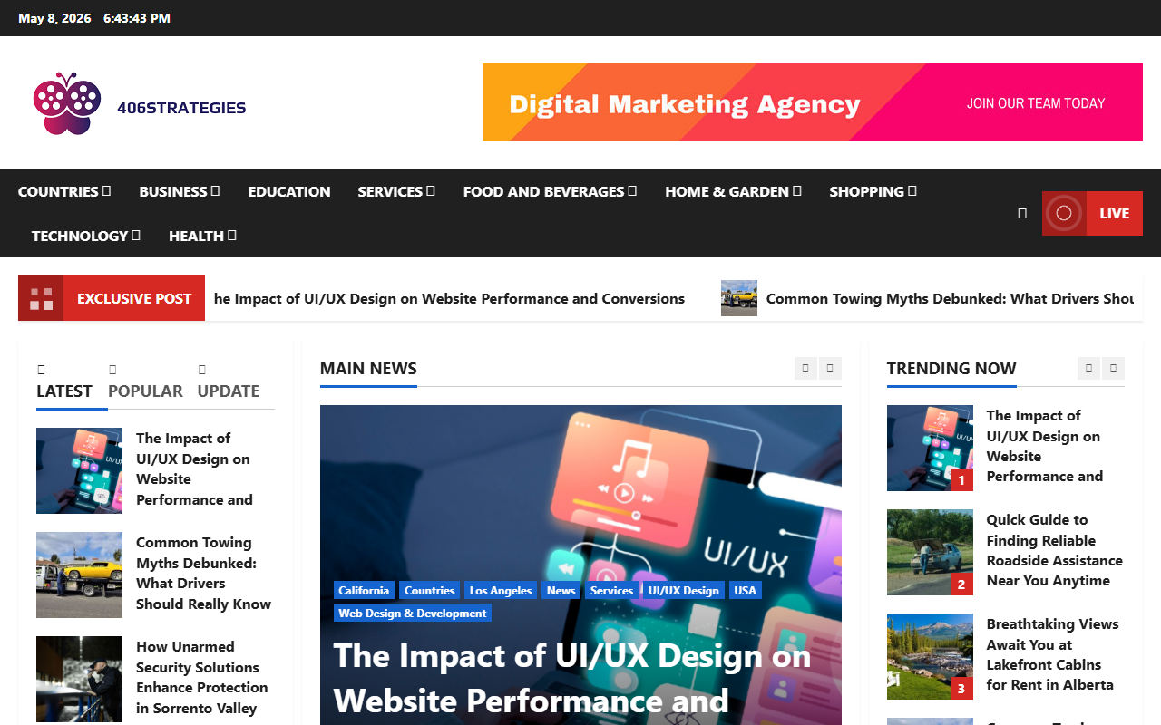 406strategies.com screenshot