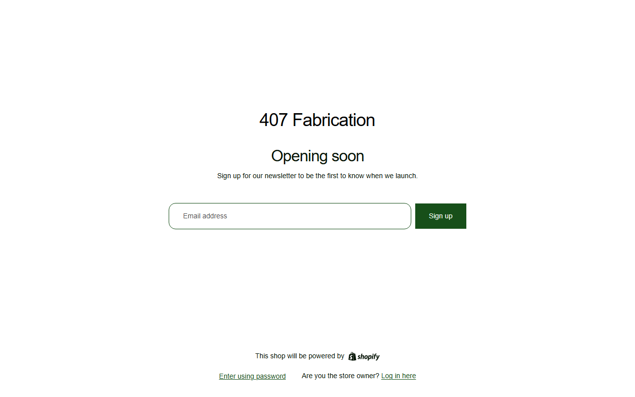 407fabrication.com screenshot