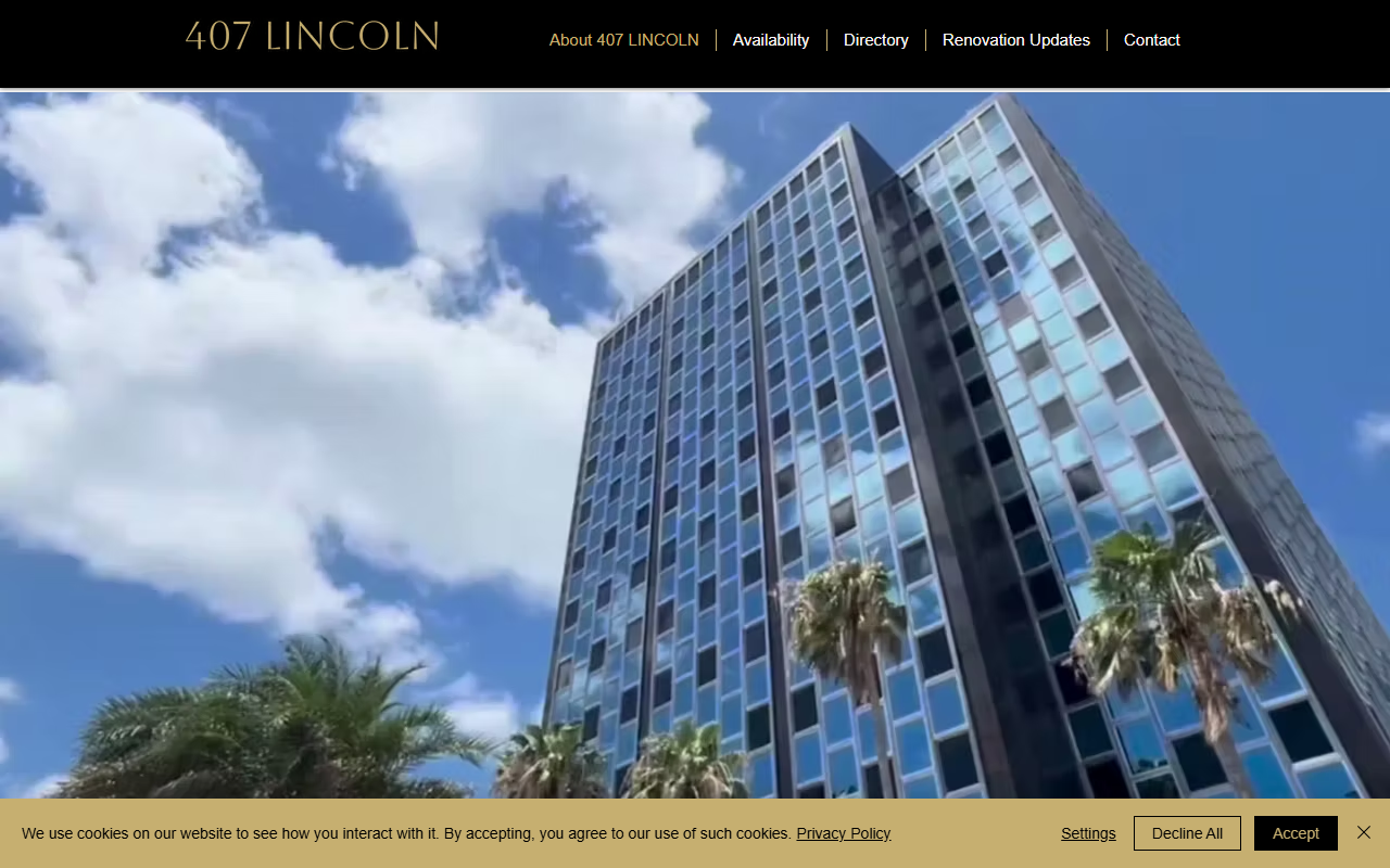 407lincolnroad.com screenshot