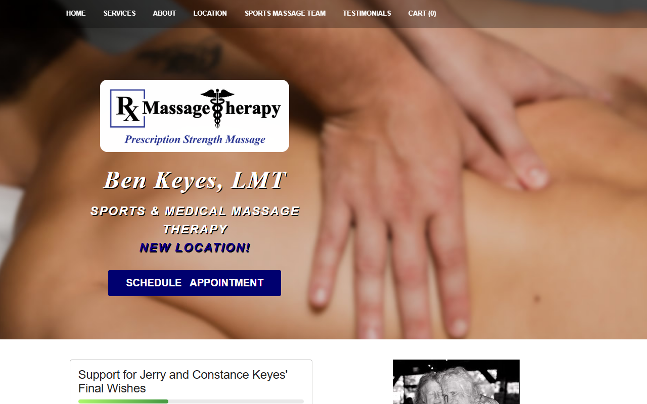 407massage.com screenshot