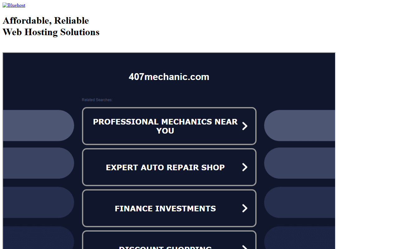 407mechanic.com screenshot