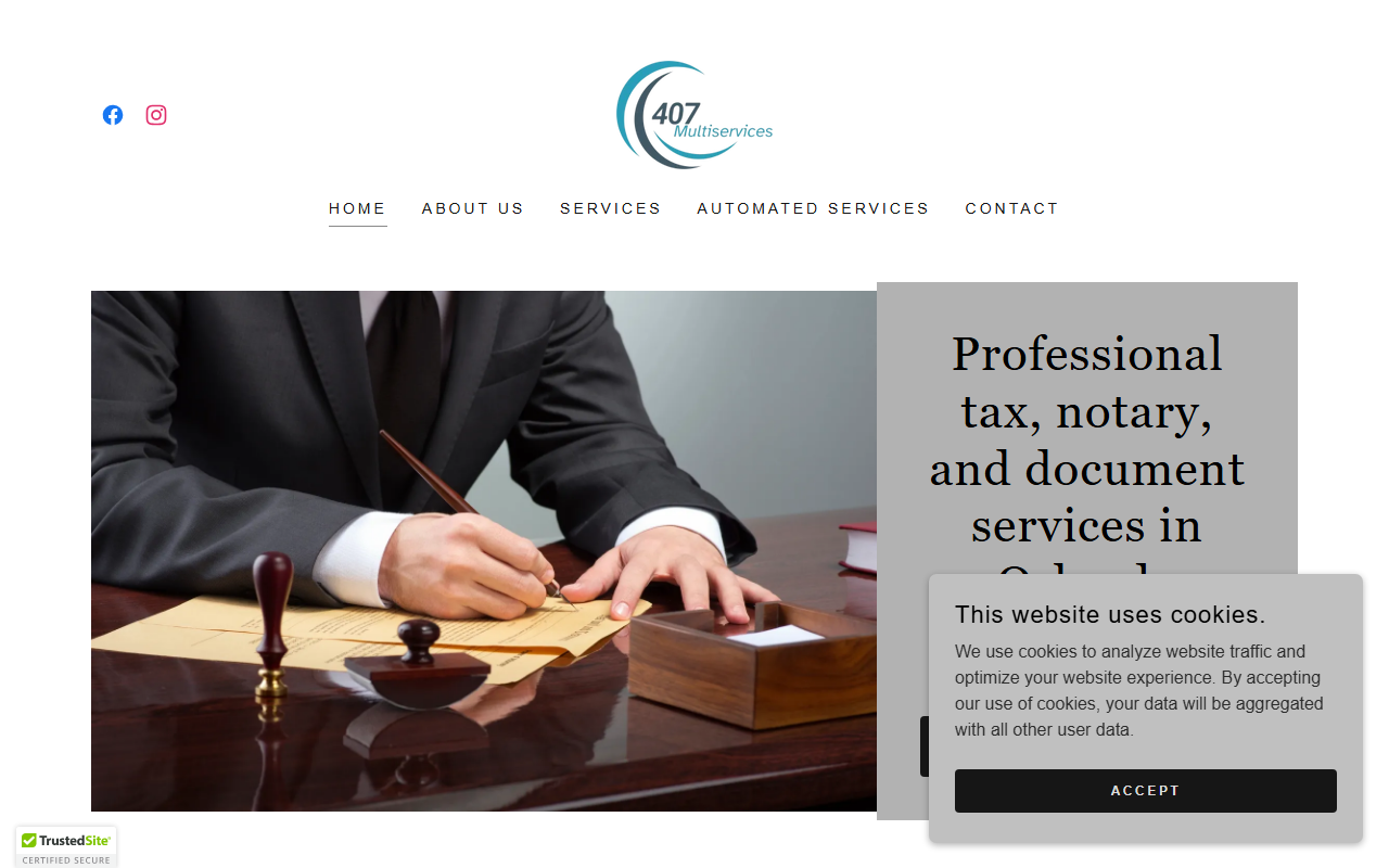 407multiservices.com screenshot