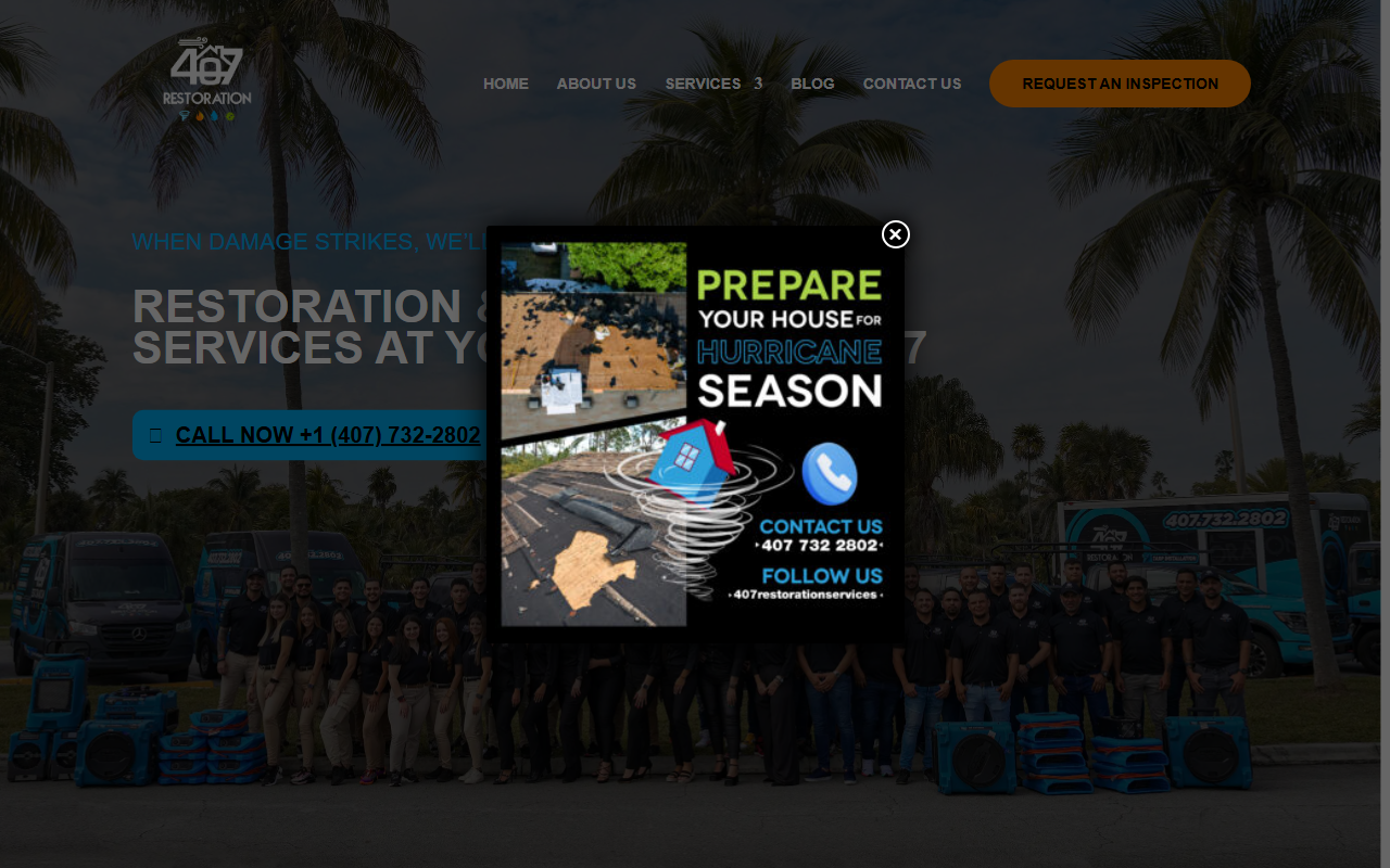 407restoration.com screenshot
