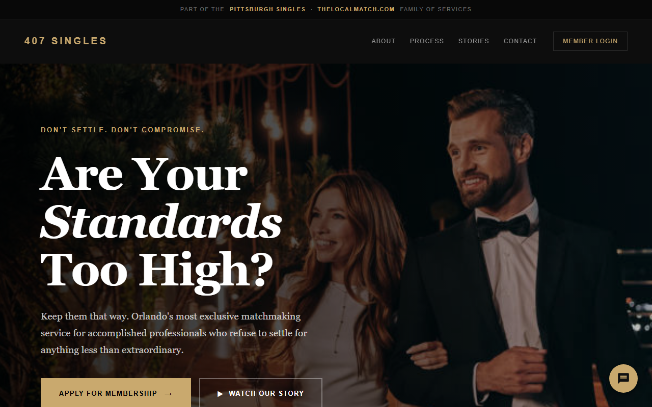 407singles.com screenshot