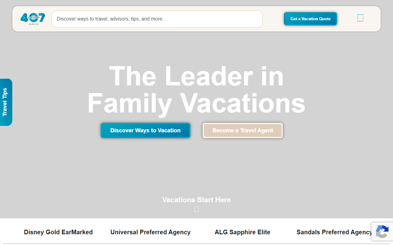 407vacations.com screenshot