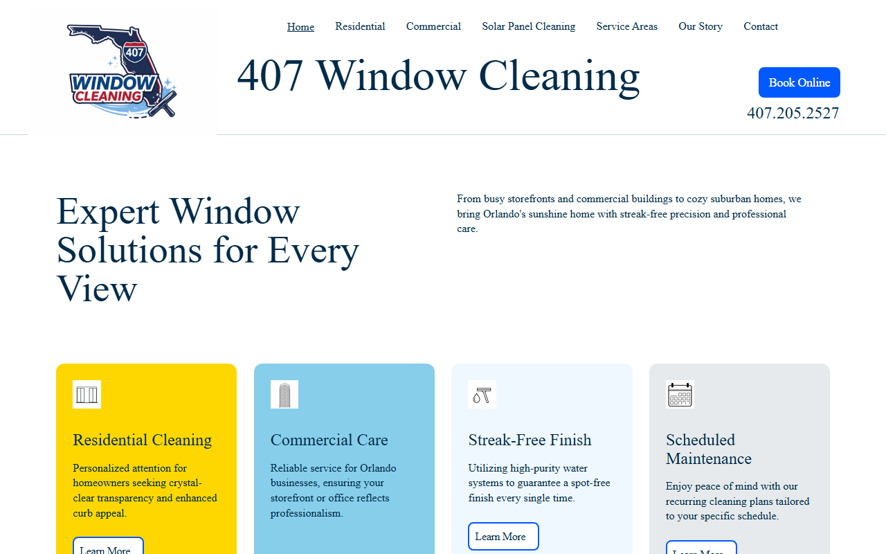 407windowwashing.com screenshot
