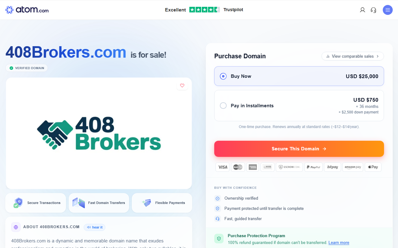 408brokers.com screenshot