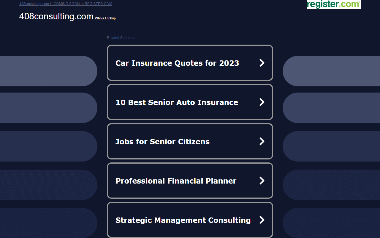 408consulting.com screenshot