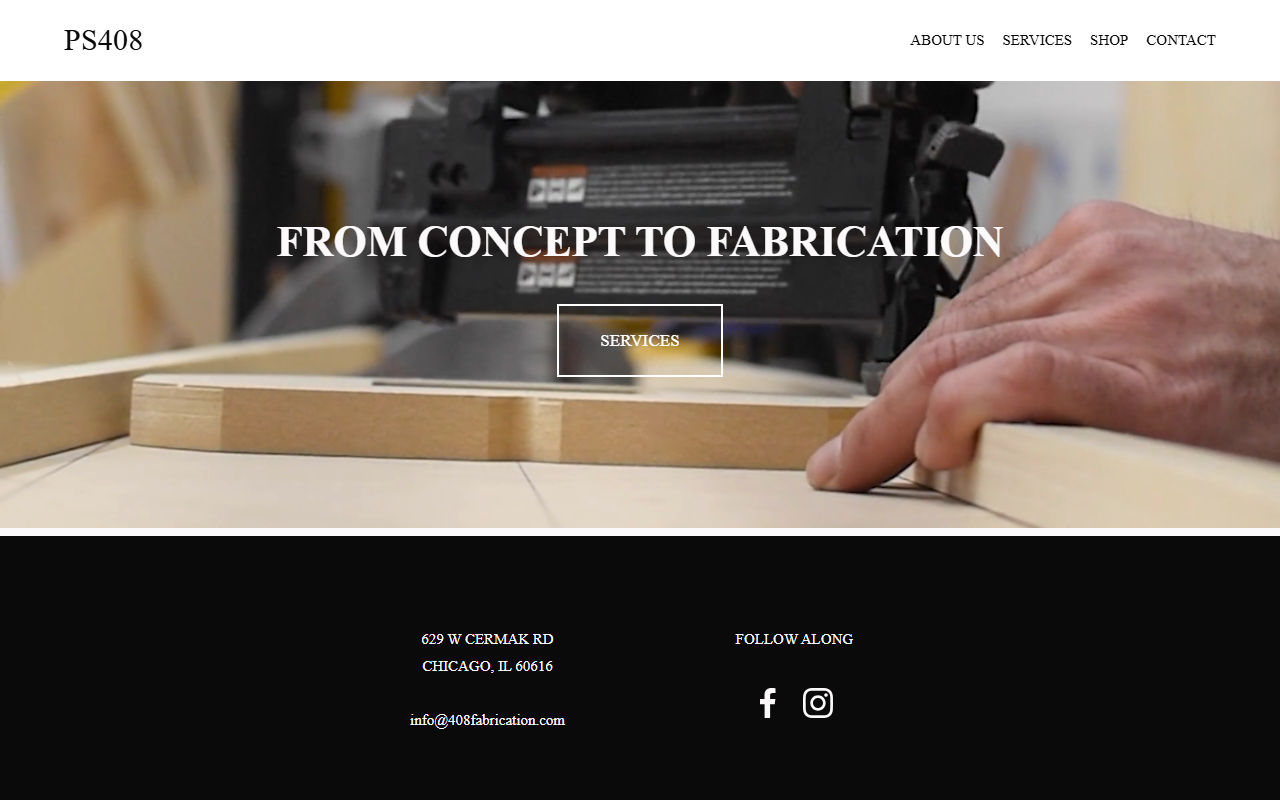 408fabrication.com screenshot