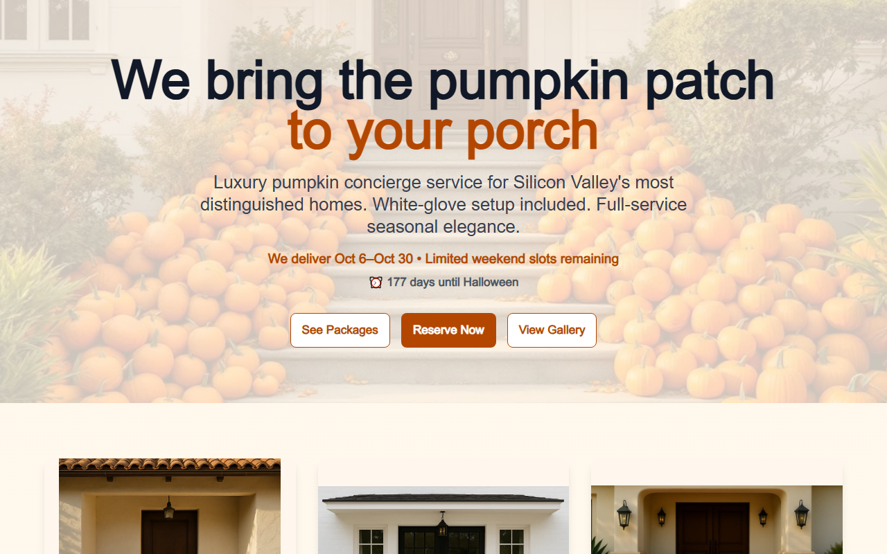 408pumpkins.com screenshot