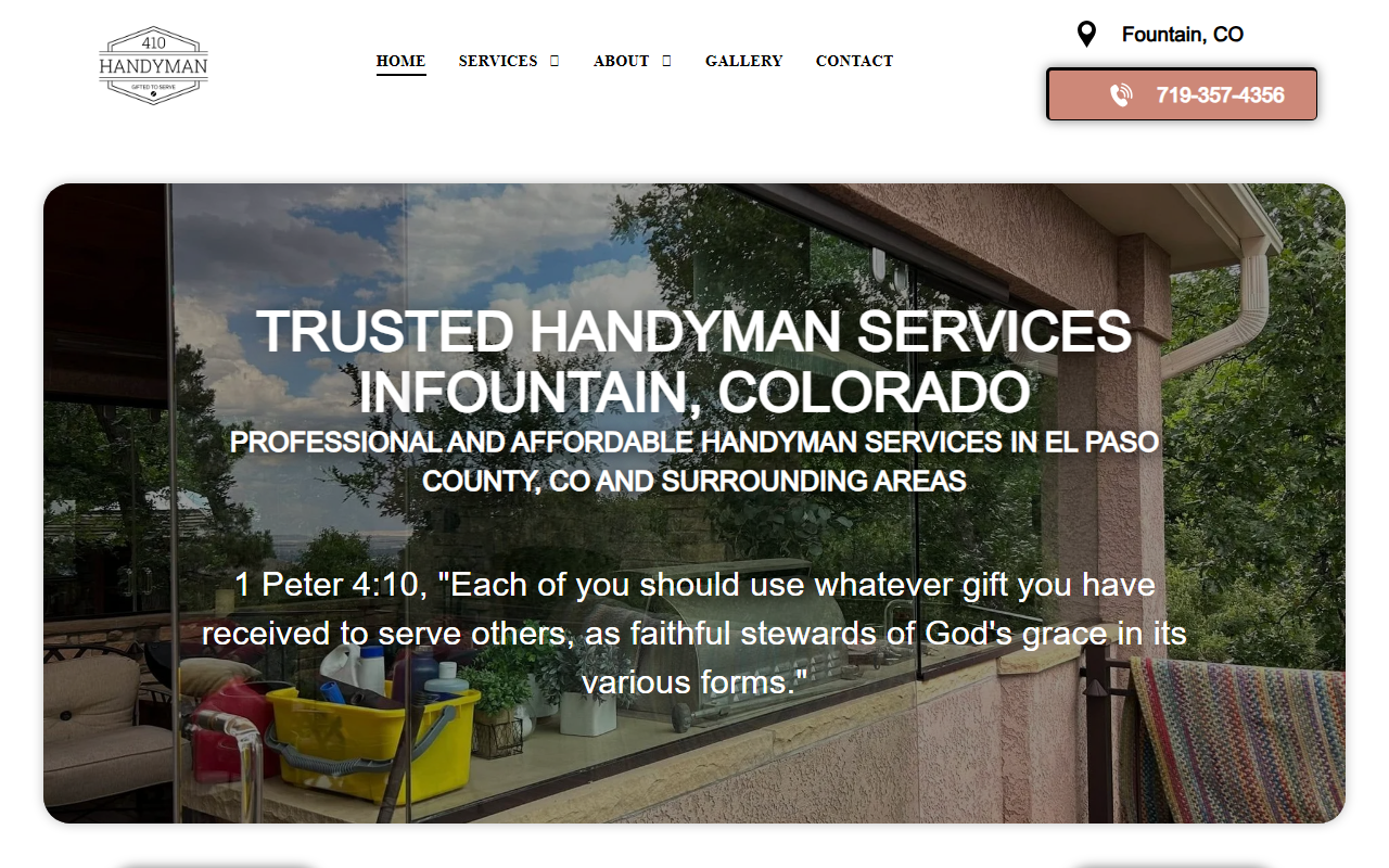 410-handyman.com screenshot