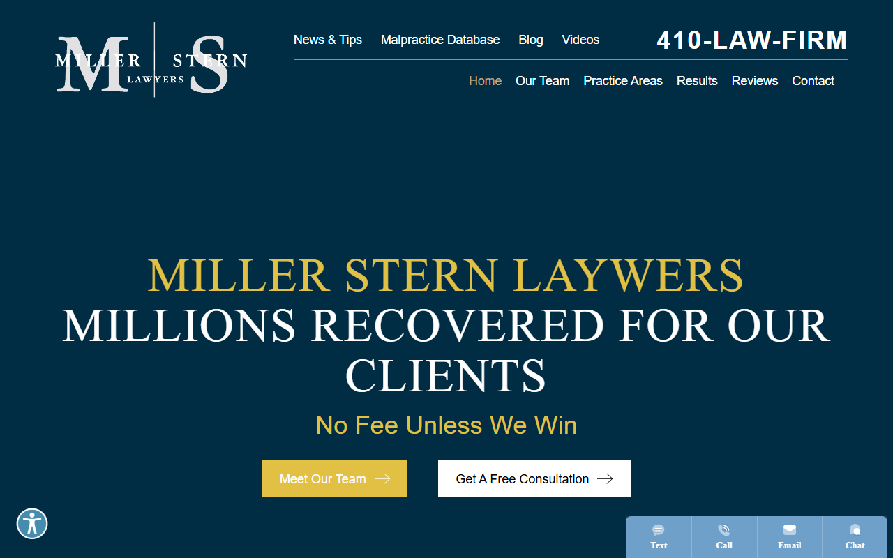 410-law-firm.com screenshot
