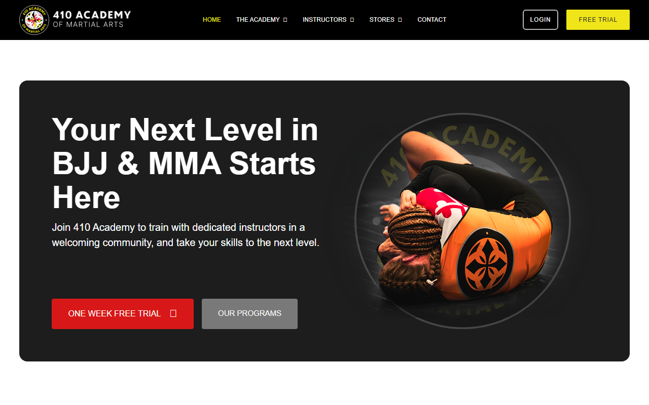 410academy.com screenshot