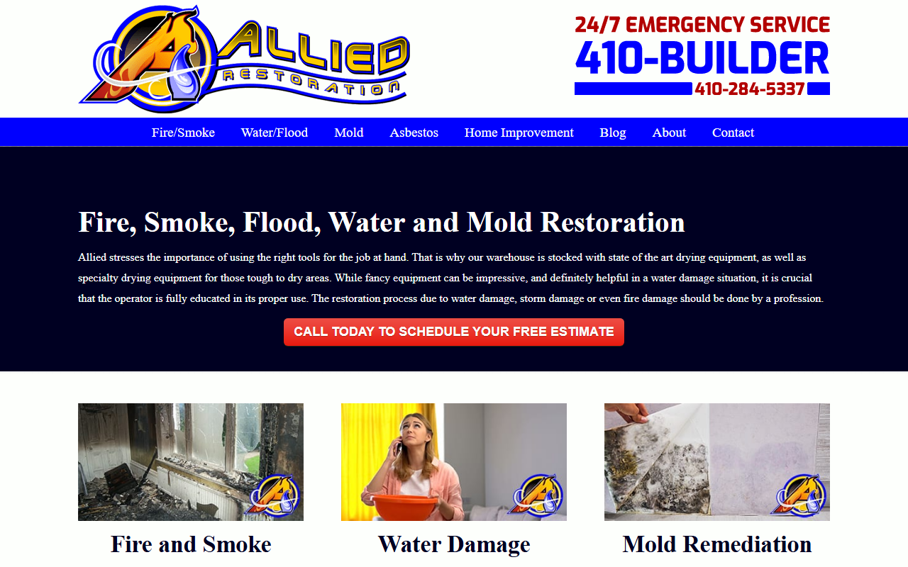 410builders.com screenshot