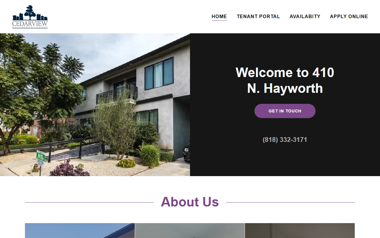 410hayworth.com screenshot