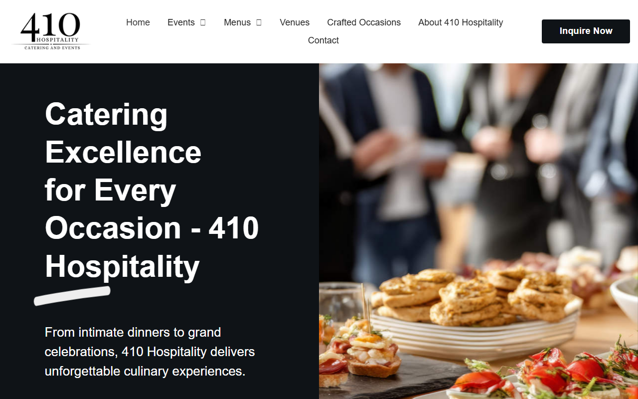 410hospitality.com screenshot