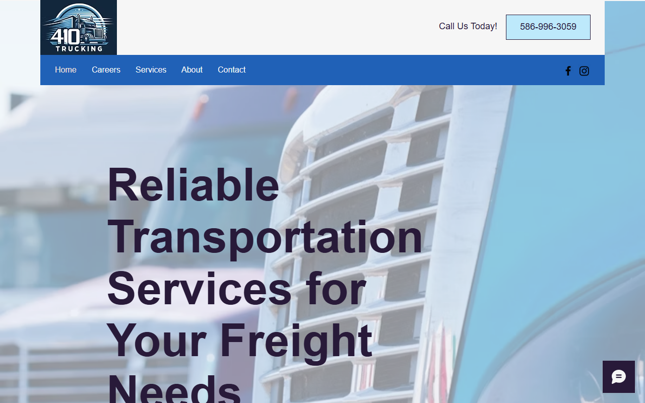 410trucking.com screenshot