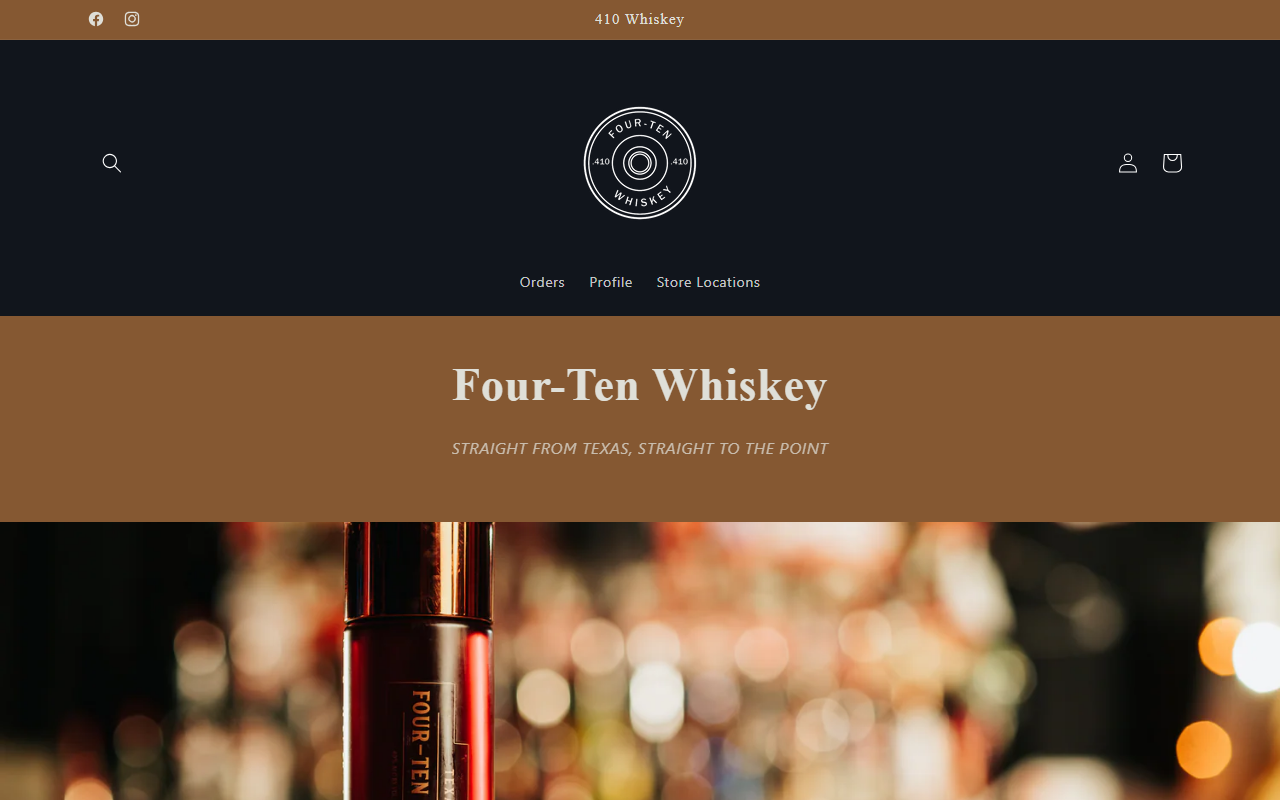 410whiskey.com screenshot