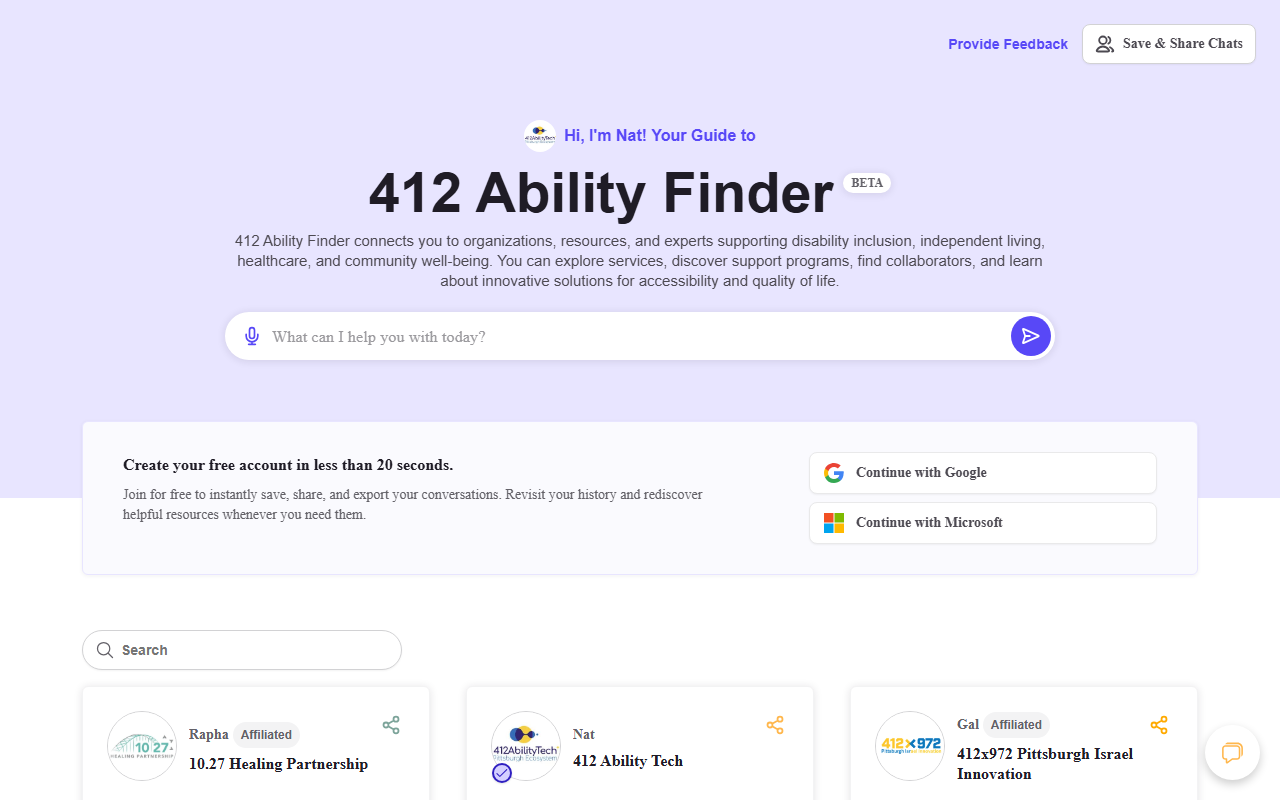412abilityfinder.com screenshot