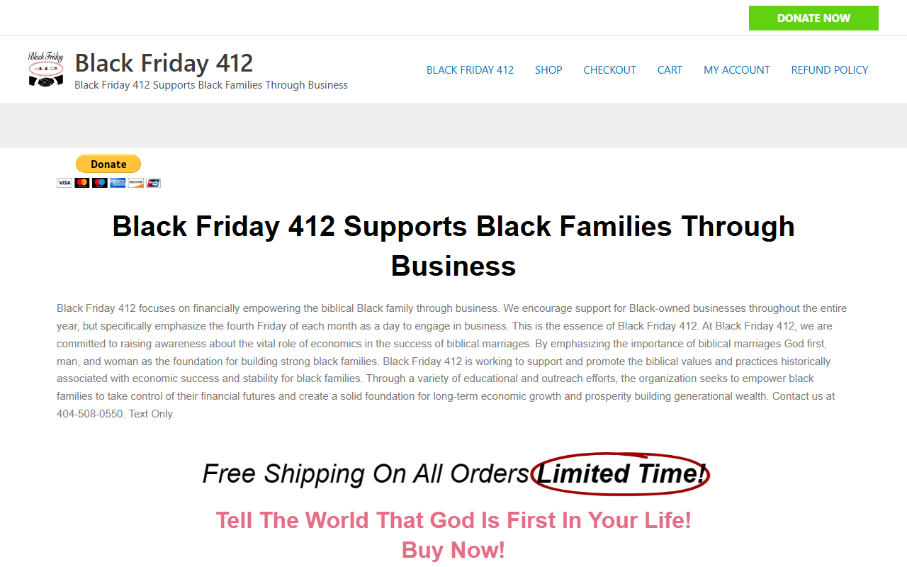 412blackfridays.com screenshot
