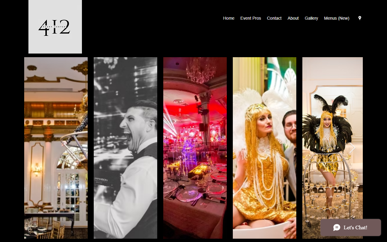 412eventcenter.com screenshot