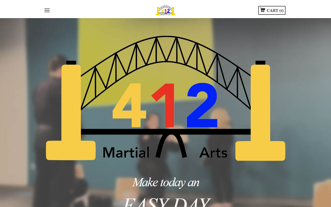 412martialarts.com screenshot