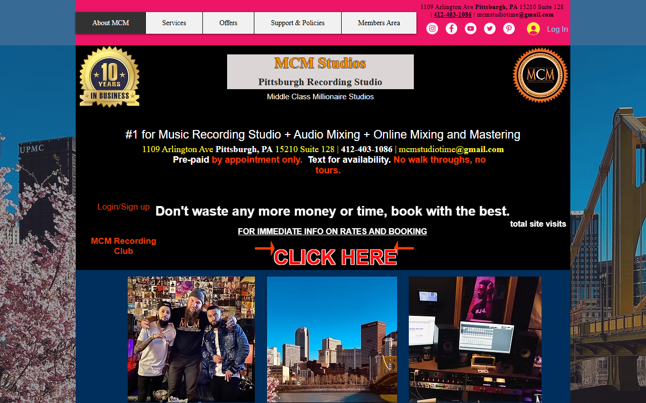 412mcmstudios.com screenshot