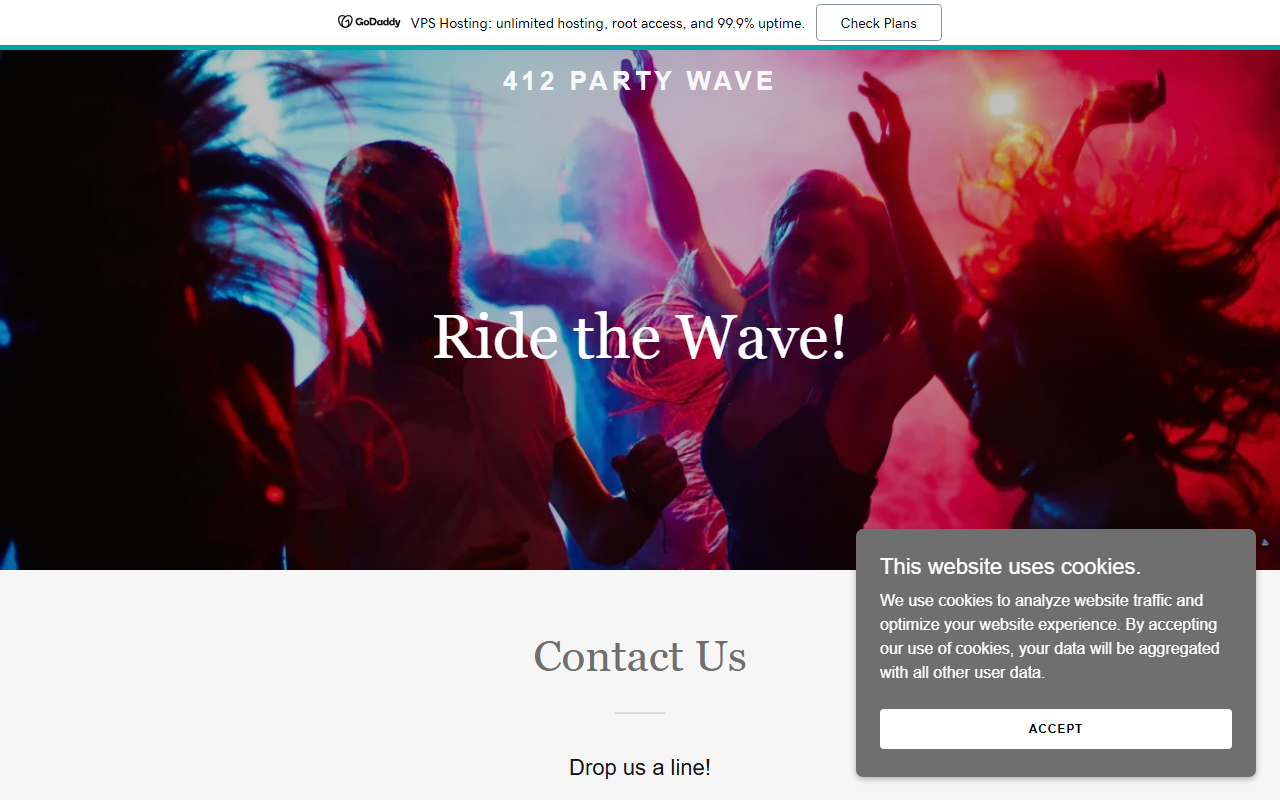 412partywave.com screenshot