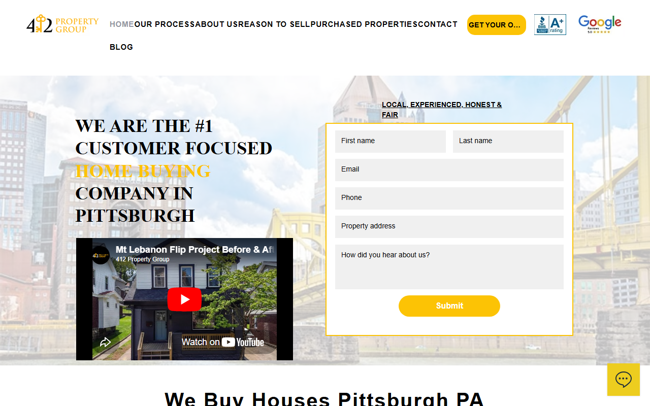 412propertygroup.com screenshot