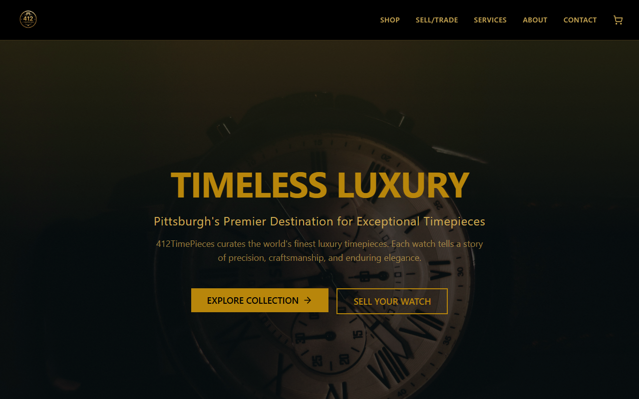 412timepieces.com screenshot