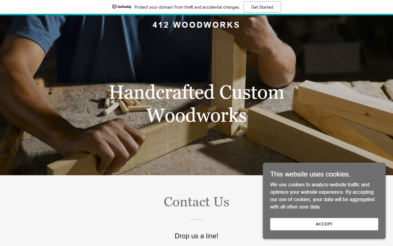 412woodworks.com screenshot