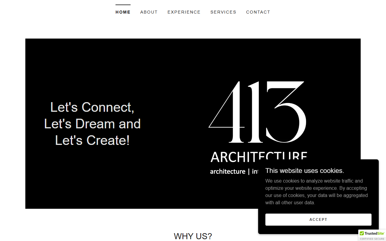 413-architecture.com screenshot