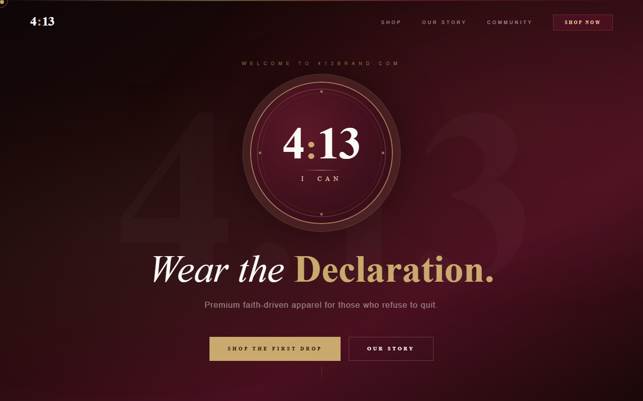 413collection.com screenshot